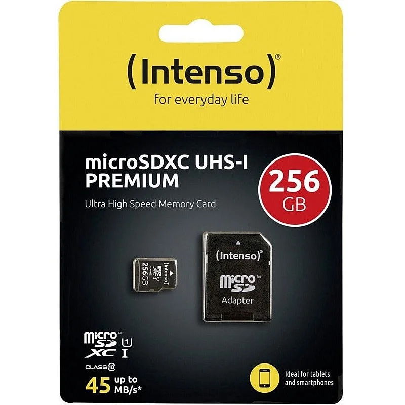MEMORY CARD INTENSO MICSDXC 256 GB