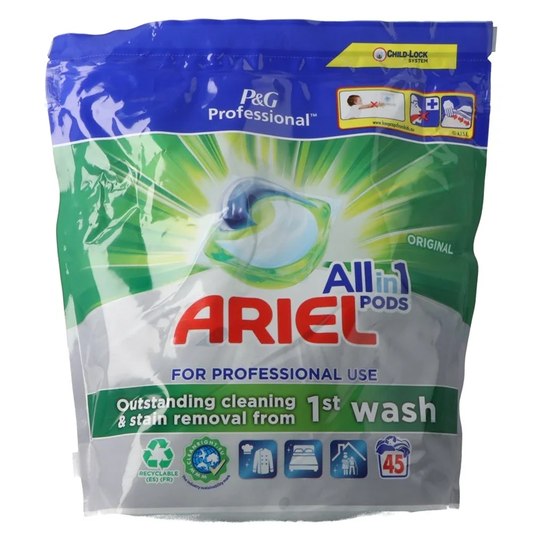 PODS WASHING ARIEL 3IN1 REGULAR 45PCE