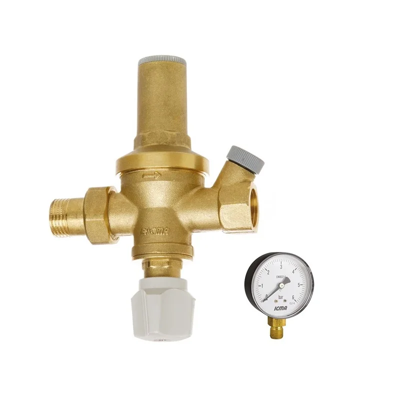 Papildymo vožtuvas ICMA P20 1/2". su manometru Papildymo vožtuvas ICMA P20 1/2". su manometru