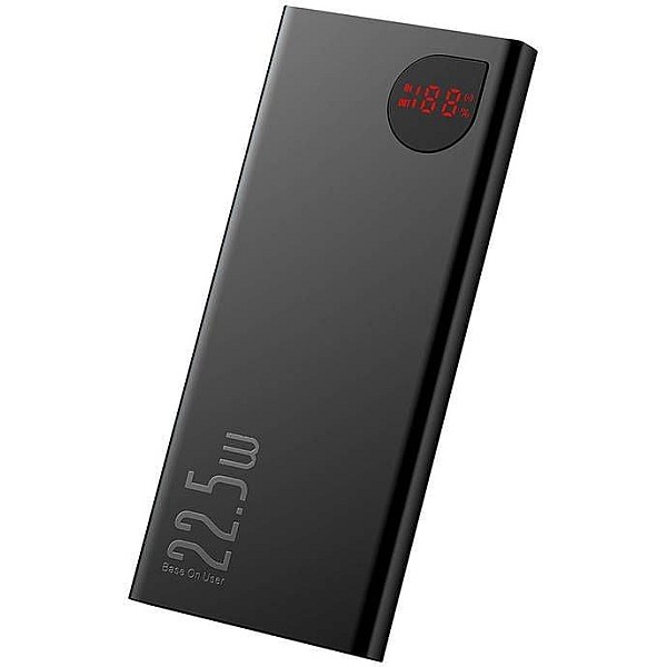 Lādētājs-akumulators Baseus  20000 mAh. 22.5 W. melna