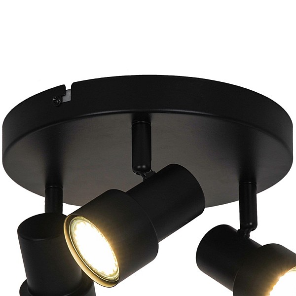 SPOT LIGHT LUCIA 3XGU10 BLACK