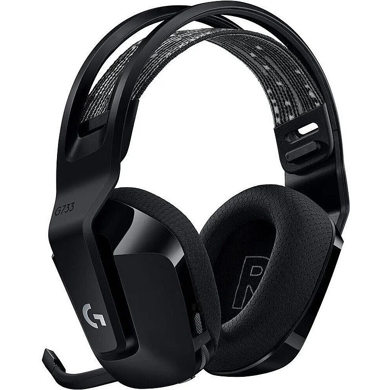 Bezvadu uzliekamās Logitech G733. melna Bezvadu uzliekamās Logitech G733. melna