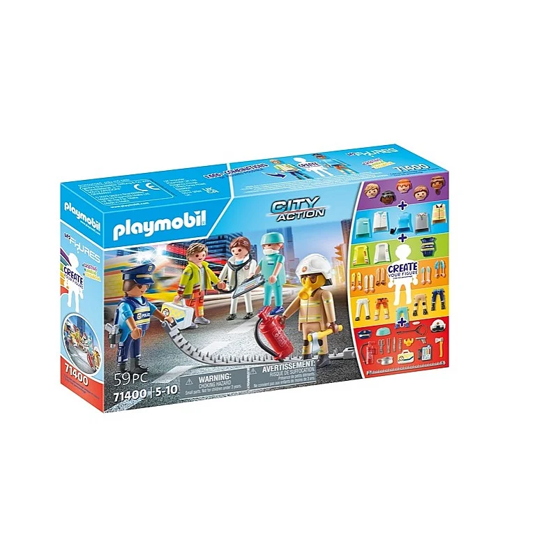 Konstruktors Playmobil My Figures: Rescue Team 71400