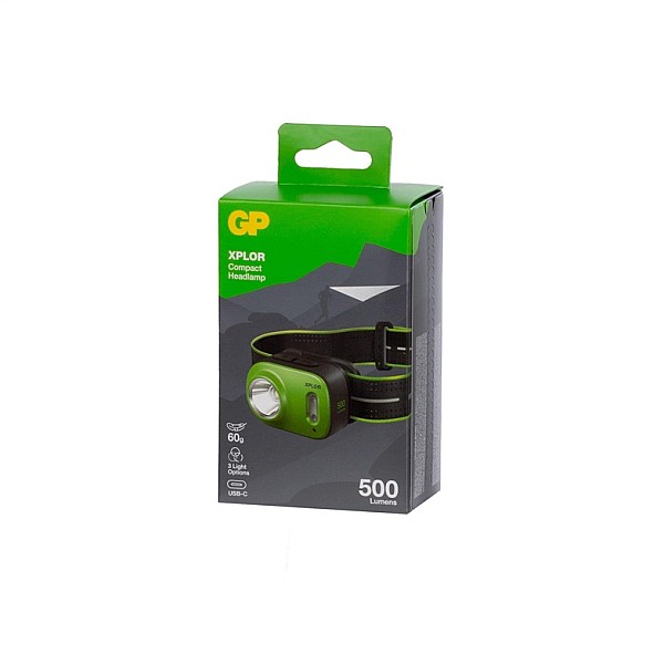 RECHARGEABLE HEADLAMP 500/5LM SOS IPX6