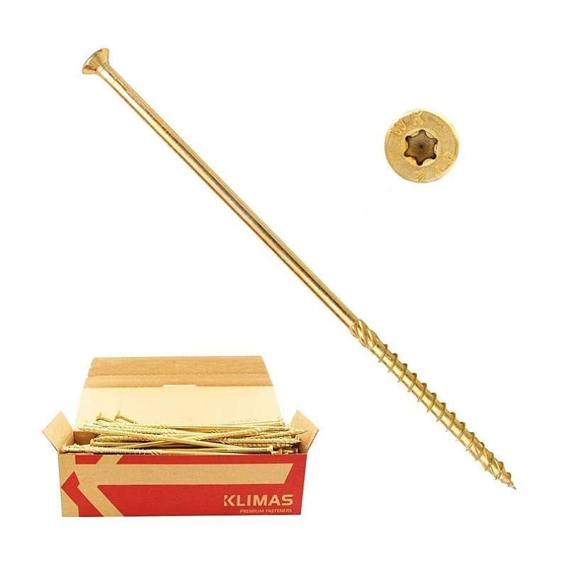 Koka skrūve Wkret-Met KMWHT-60300. 6 x 300 mm. 100 gab. Koka skrūve Wkret-Met KMWHT-60300. 6 x 300 mm. 100 gab.