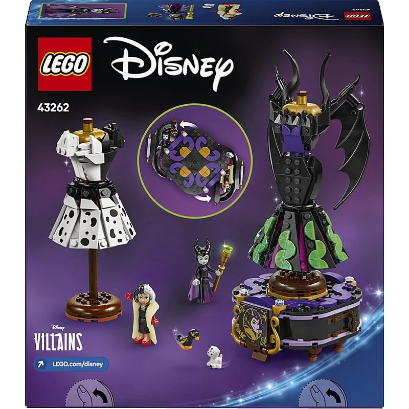 TOY CON LEGO MLFCNTS&CRUELLA DRESS43262