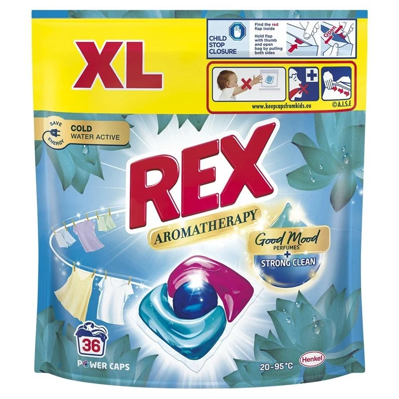 Kapsulas mazgāšanai Rex Almond Oil White. 36 gab. Kapsulas mazgāšanai Rex Almond Oil White. 36 gab.