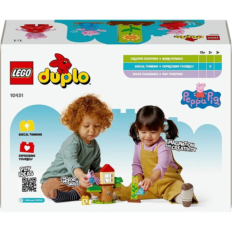 Konstrukt LEGO Duplo Pepos Pig sodas ir namelis medyje 10431 Konstrukt LEGO Duplo Pepos Pig sodas ir namelis medyje 10431