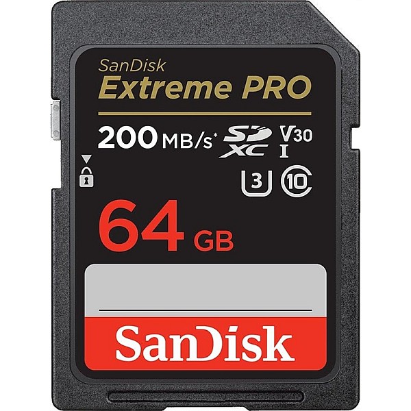 KORTELĖ ATMINTIES SDXC PRO SANDISK 64 GB