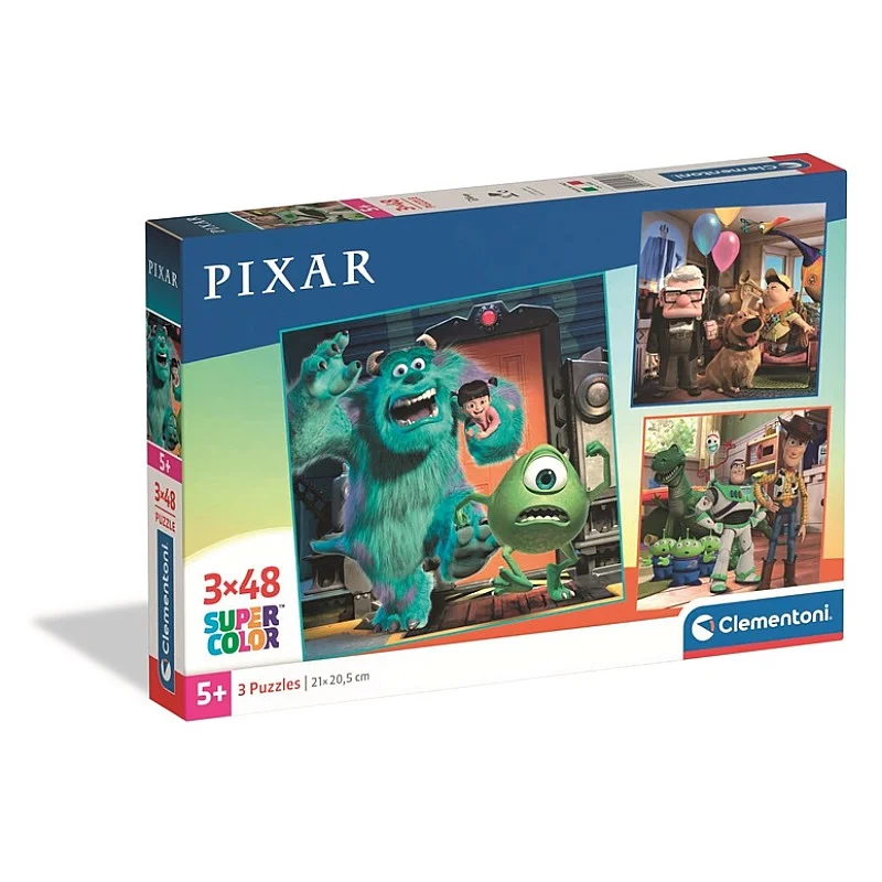 TOY PUZZLE SQUARE PIXAR 3X48 25065