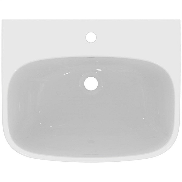 BASIN HUNG ILIFE T470501 60CM WHITE