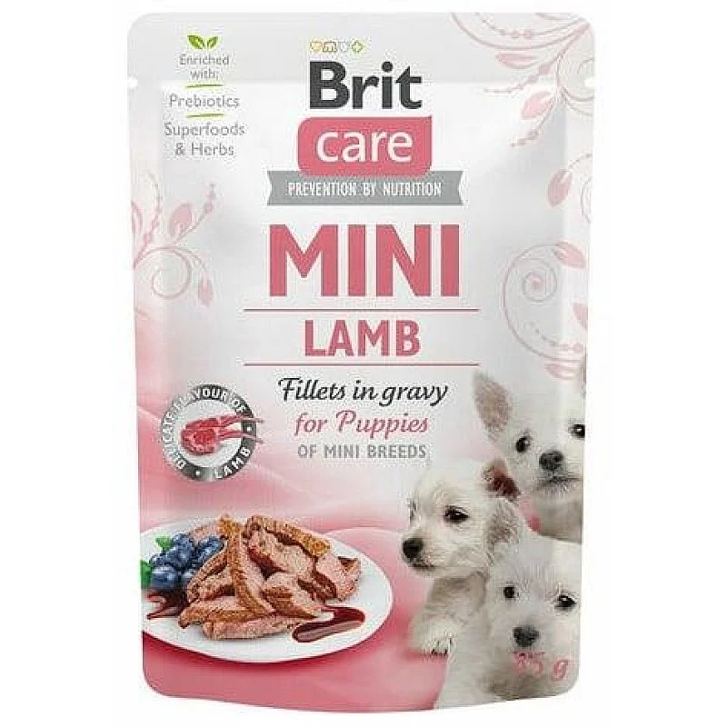 Mitrā barība (konservi) suņiem Brit Care Mini Lamb
