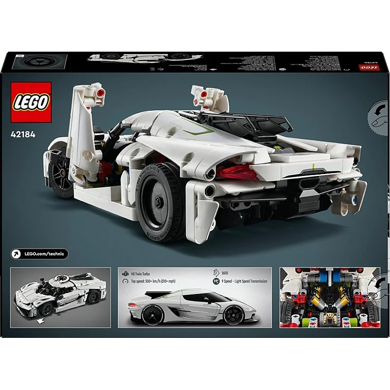 Konstruktorius LEGO Technic Hiperauto Koenigsegg 42184 Konstruktorius LEGO Technic Hiperauto Koenigsegg 42184