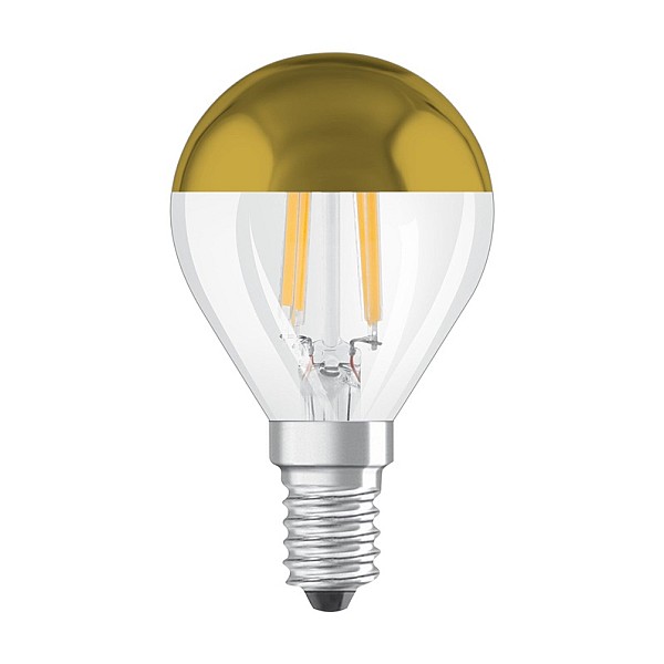 BULB LED P34 E14 4W 827 380LM GOLD