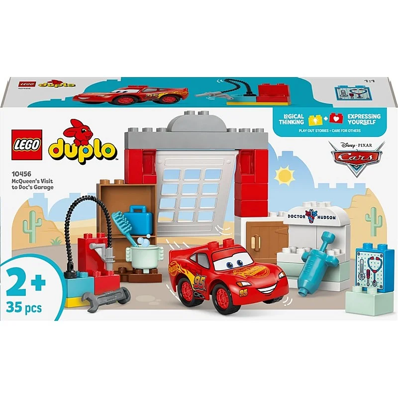 LEGO® DUPLO® Makvyno apsilankymas Daktaro garaže. 35 vnt.