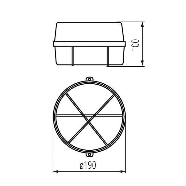 LUMINAIRE KANLUX INES 7061N 70525