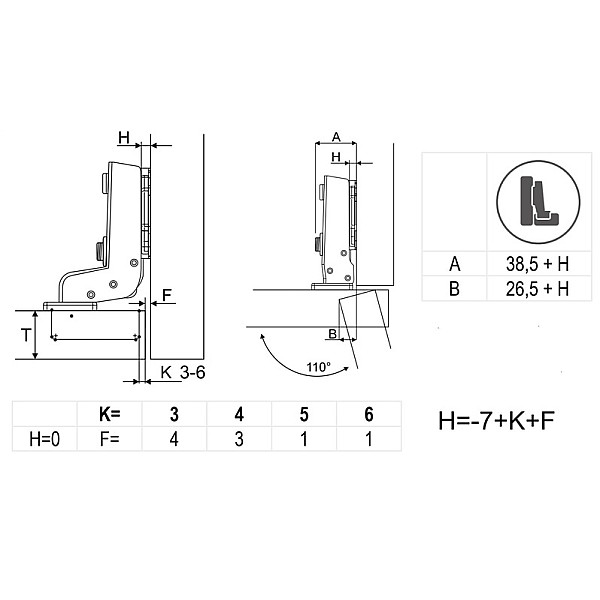 VIRA MĒBEĻU D35 110O H=0