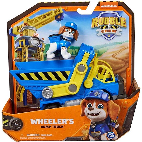 Žaislinė šiukšliavežė Paw Patrol Rubble & Crew 6066528