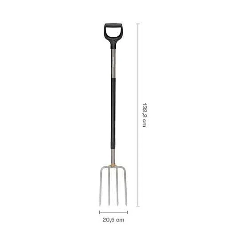 Šakė žemėms Fiskars 1070679. 1322 mm. su kotu