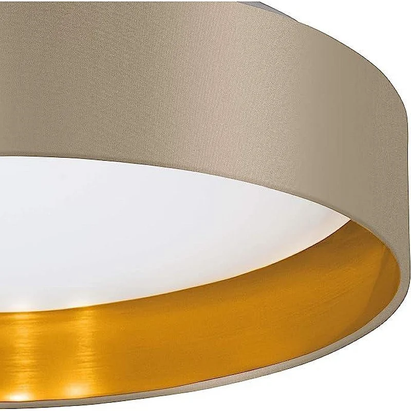 PLAFOND LED MASERLO 38CM 99541 TAUP/GOLD