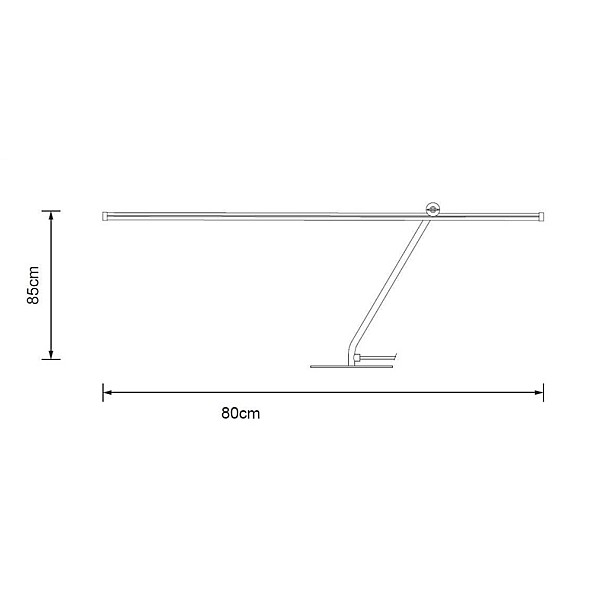 Galda lampa anger CL23018-1T. LED. brīvi stāvošs. 12W