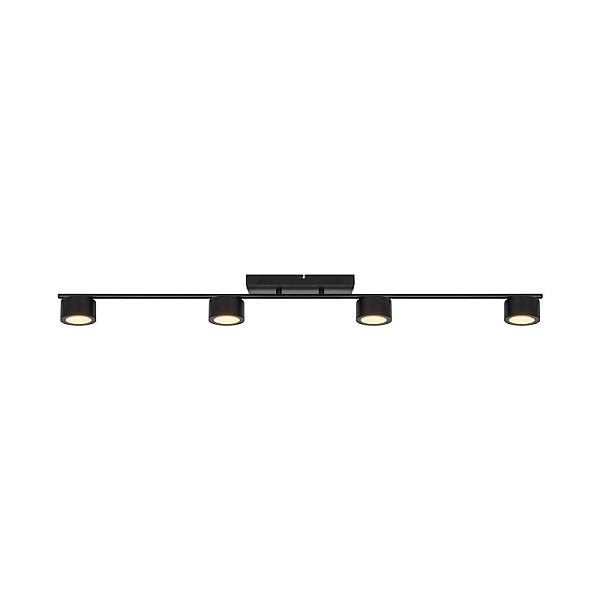 CEILING LED LIGHT LUCA 4X4W 2700K BLACK