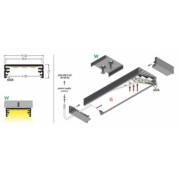 Alumīnija profils Standart YY000358