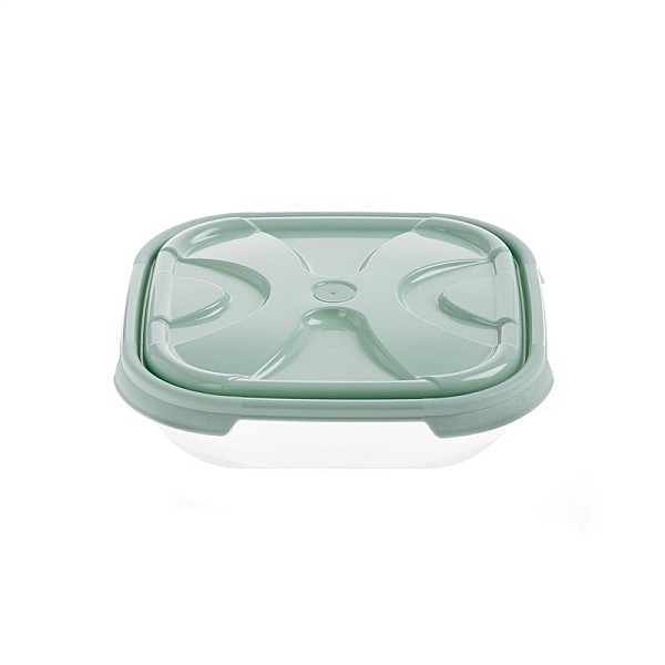 FOOD CONTAINER SQUARE NORDIC GREEN 0.55L