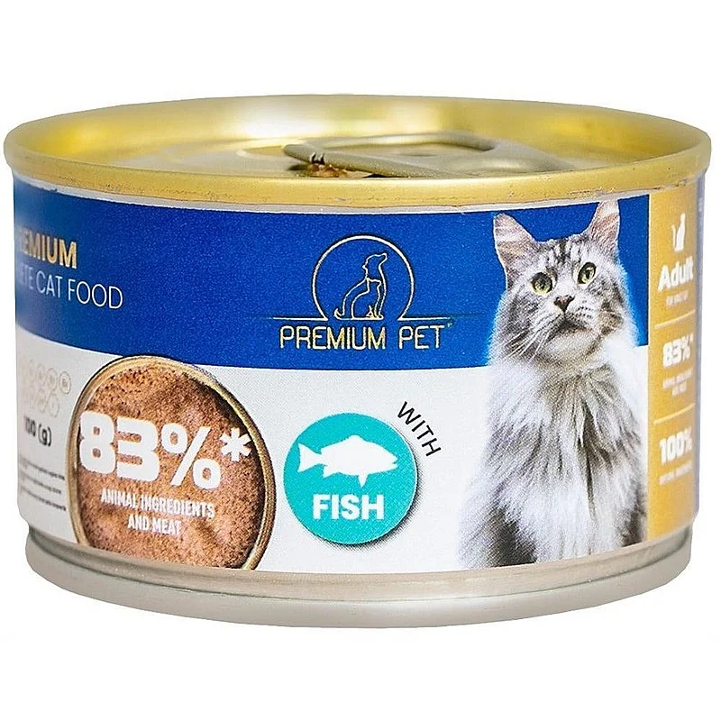 Mitrā kaķu barība. zivs. 0.1 kg Mitrā kaķu barība. zivs. 0.1 kg