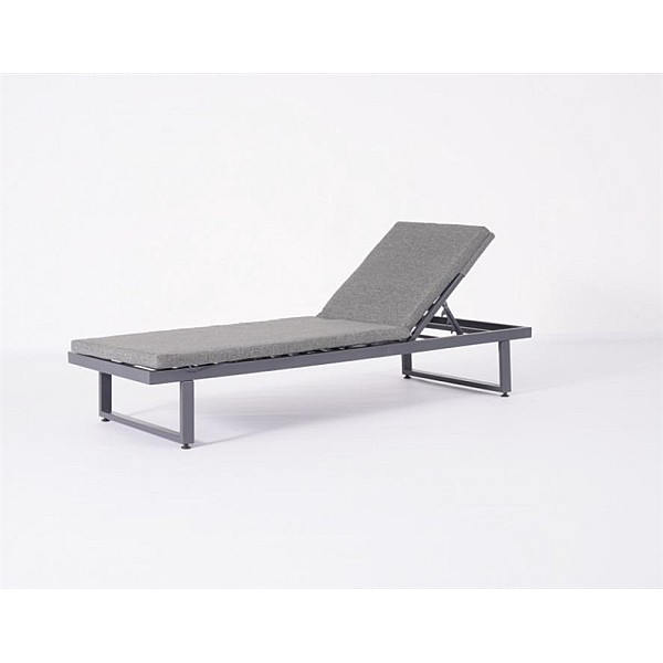 SUN LOUNGER DOMOLETTI GREY 195X63X26