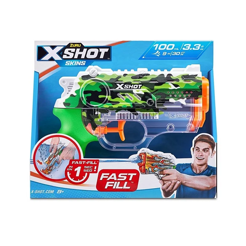 Rotaļlietu ūdens pistole XSHOT NANO FAST-FILL SKINS 11853 Rotaļlietu ūdens pistole XSHOT NANO FAST-FILL SKINS 11853