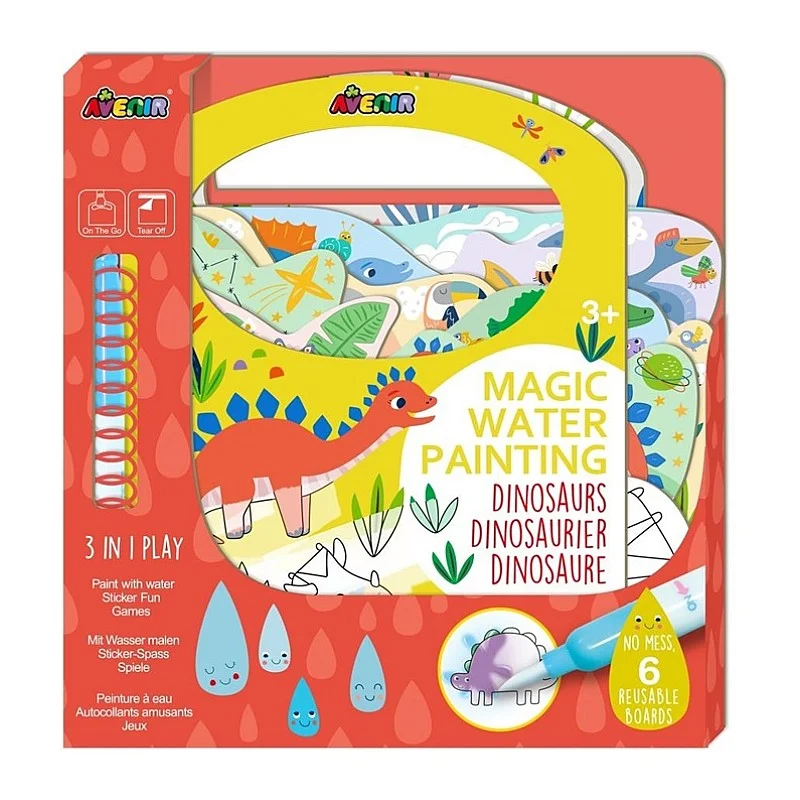 TOY AVENIR MAGIC WATER PAINTING DINOSAUR