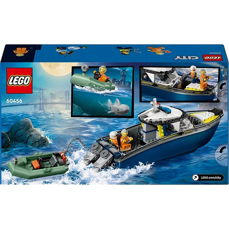 Konstruktorius LEGO® City Police Boat Chase 60456. 264 vnt. Konstruktorius LEGO® City Police Boat Chase 60456. 264 vnt.