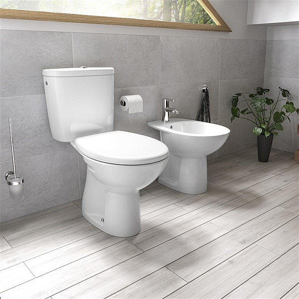 TOILET STANDING VERT 210 WITH COVER WHIT