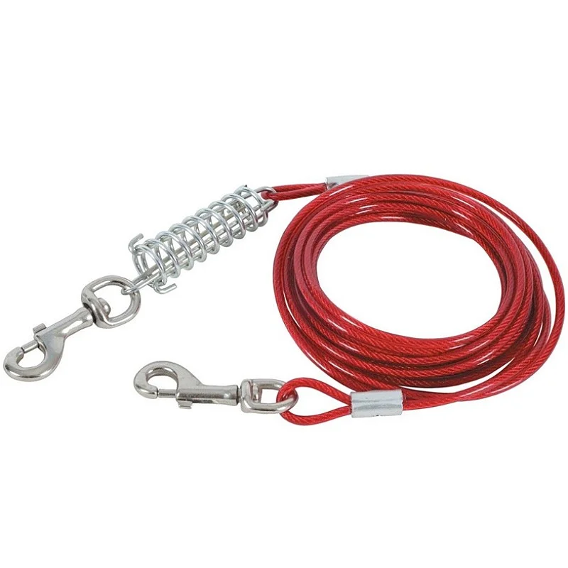 Pavada Zolux TIE-OUT CABLE. sarkana. 9 m