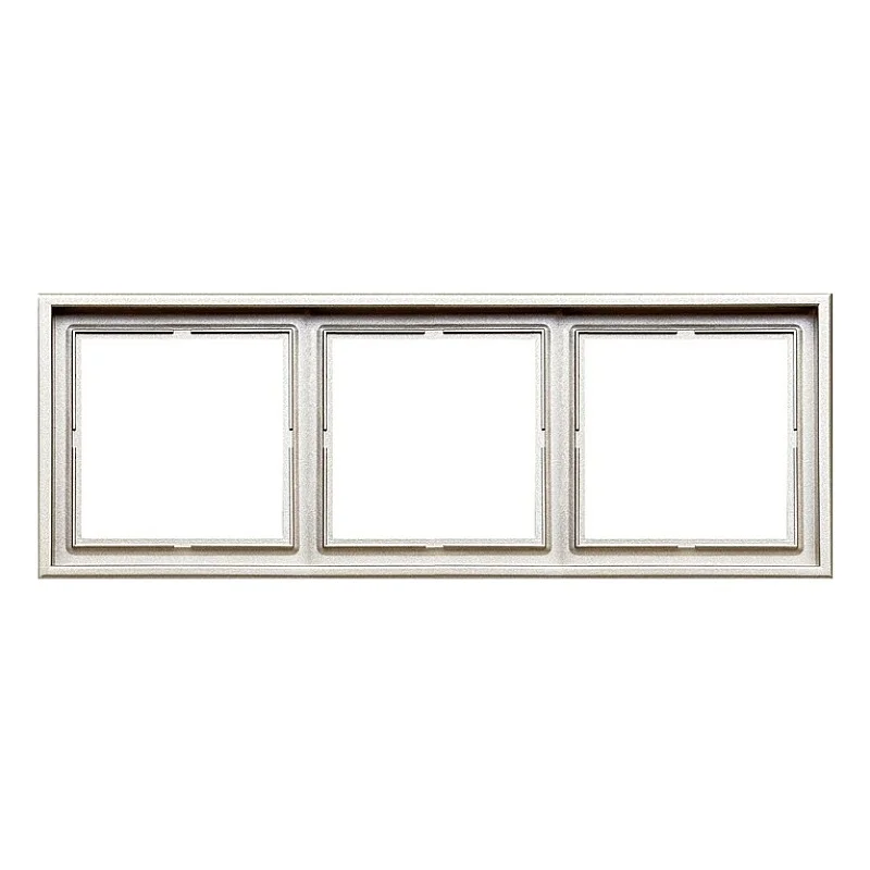 Trivietis rėmelis LIREGUS MODERN. šampano spalvos