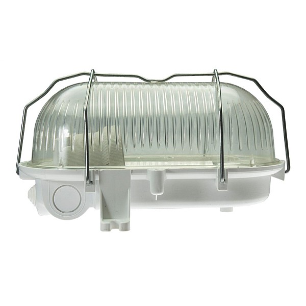 LAMP HOUSING D3166 60W E27 IP44 WHITE