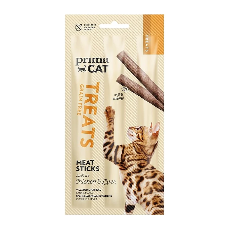 PRIMACAT MEAT STICK CHICKEN-LIVER 15G