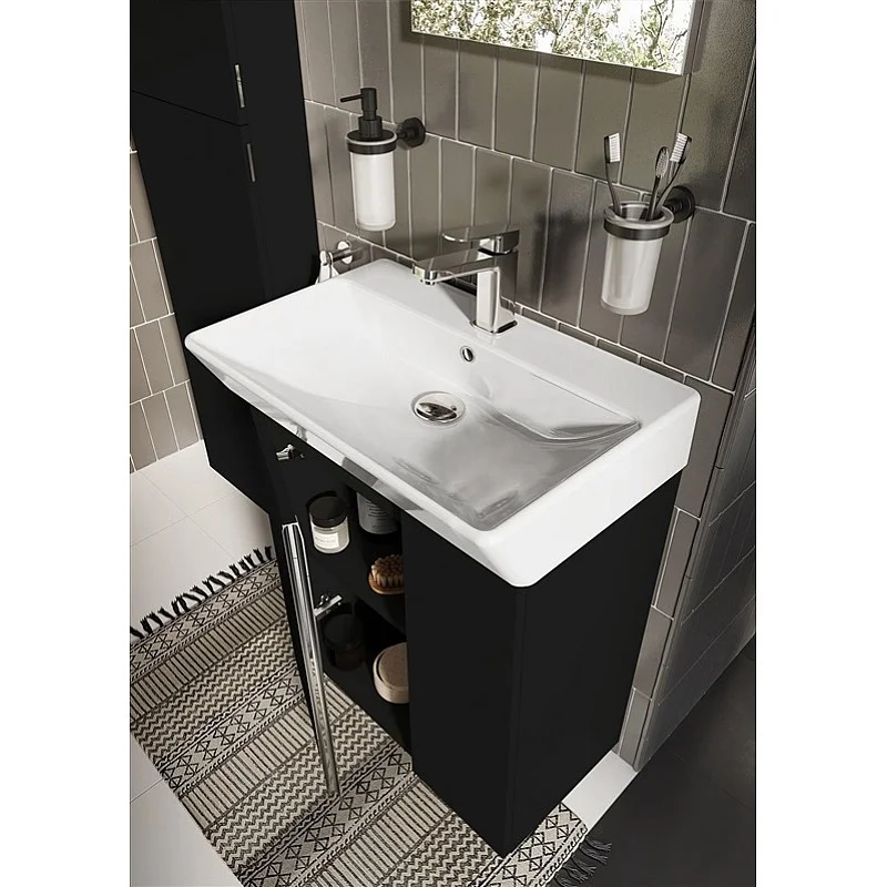 CABINET SKYE 50 D2 BLACK MATT WALL HUNG CABINET SKYE 50 D2 BLACK MATT WALL HUNG