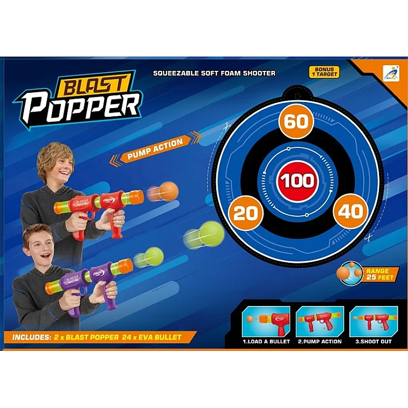 Žaislinis šautuvas su kamuoliukais AX1034B. 48 cm