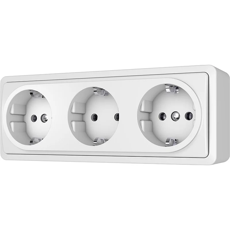 SOCKET 3PL SL+250 WHITE