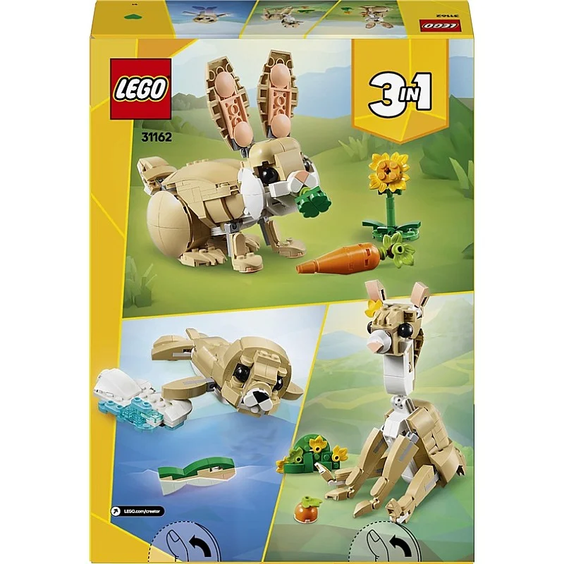 Konstruktorius LEGO® Creator Cute Bunny 31162. 326 vnt. Konstruktorius LEGO® Creator Cute Bunny 31162. 326 vnt.