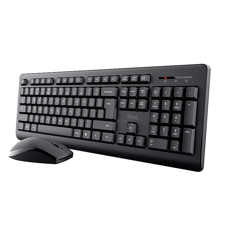 Tastatūras un peles komplekts Trust Primo. melna. bezvadu Tastatūras un peles komplekts Trust Primo. melna. bezvadu