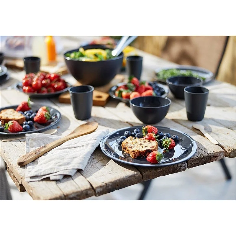 PLATE 26CM CARUBA BLACK PLATE 26CM CARUBA BLACK