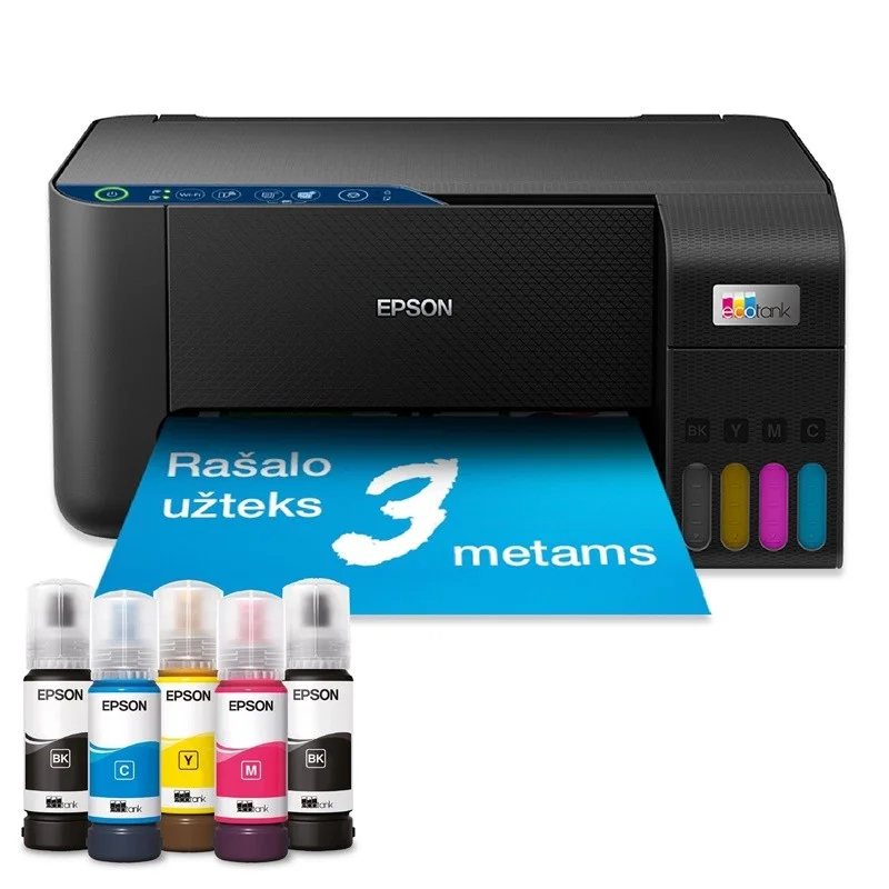 Daudzfunkciju printeris Epson EcoTank L3271.  krāsains Daudzfunkciju printeris Epson EcoTank L3271.  krāsains