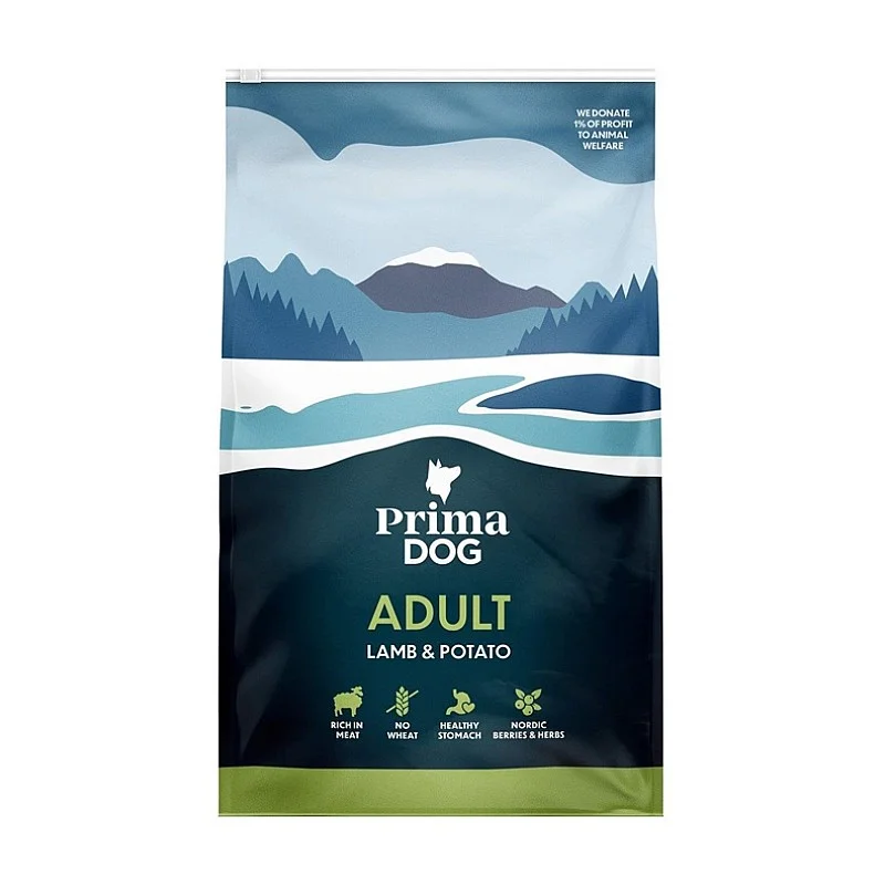 PRIMADOG LAMB-POTATO ADULT DOGS 3 KG