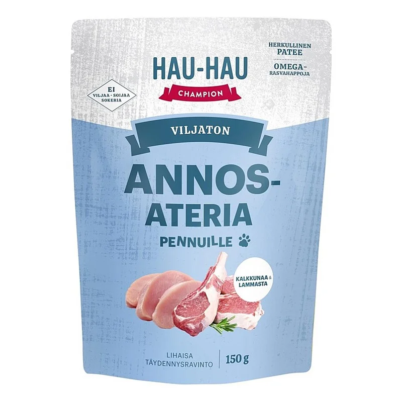 HAU-HAU MEAL TURK/LAMB FOR PUPPIES 150G