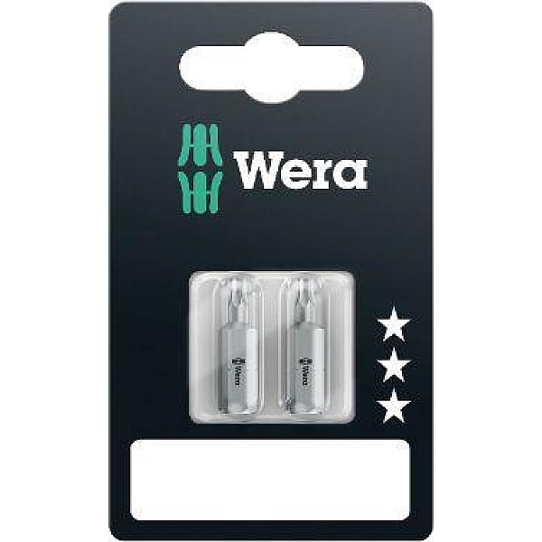 SCREWDRIVER BITS WERA 2 PCS T15X25MM.