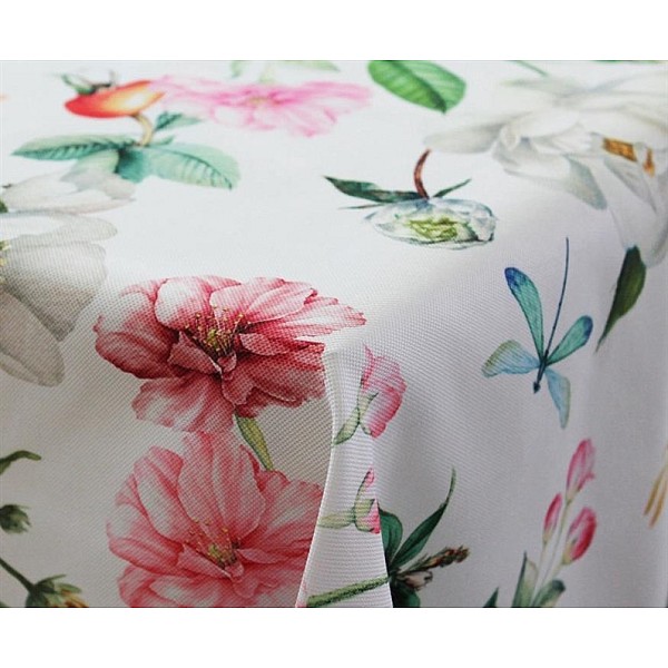 TABLECLOTH DJT-1049 FLOWERS2 140X300CM