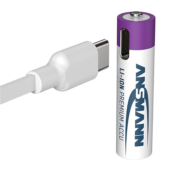 Įkraunami elementai ANSMANN AAA. 400 mAh. 1.5V. 4 vnt.